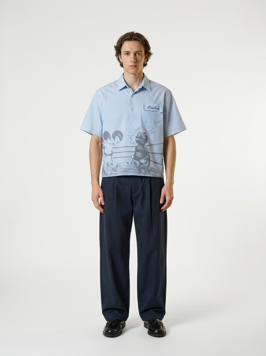 short sleeve button up