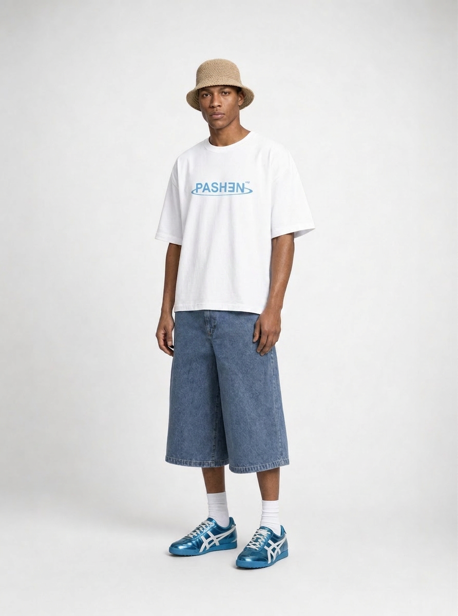 blue label tee